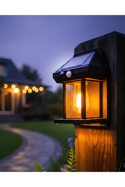 Kendal KBA742 – Sensörlü Solar Duvar Armatürü (5W | IP65)