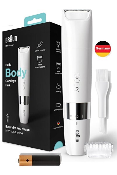 Capital ماكينة حلاقة كهربائية لإزالة وتهذيب شعر الجسم الصغيرة براون BS1000 لل...