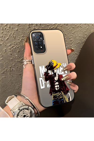 Hontinga حافظة Xiaomi Redmi Note 11 Pro 4G المتوافقة مع الرجال ذات الحواف الس...