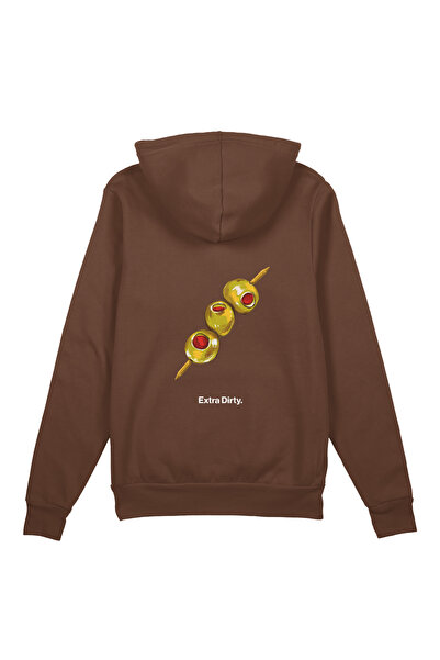 The Lucid Lab Extra Dirty Oversized Hoodie - Brown