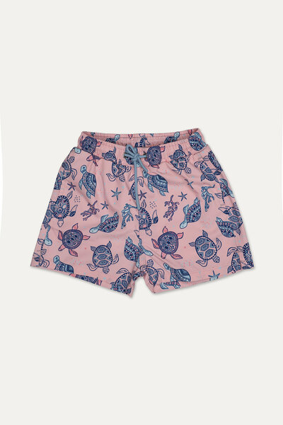 funfair Erkek Çocuk Deniz Kaplumbağası Baskılı Mayo Şort 251EC002NR