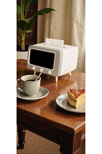 NOVVO Sones Kozmetik Retro Telefon Tutucu ve Peçetelik Doğumgünü Sevgililer g...