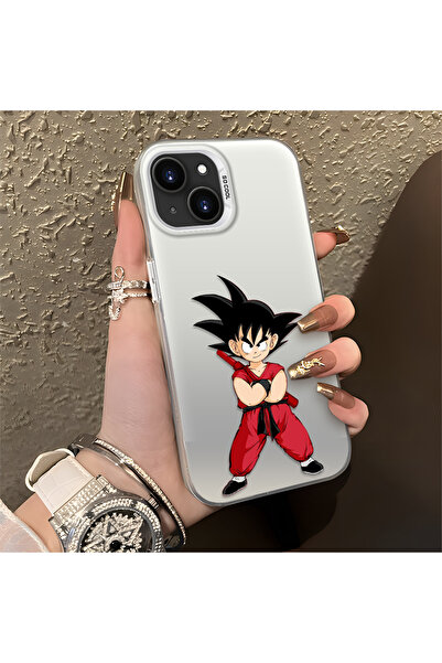 Hontinga iPhone 15 Compatible Naruto Patterned Silicone Edge Hard Back Shockp...