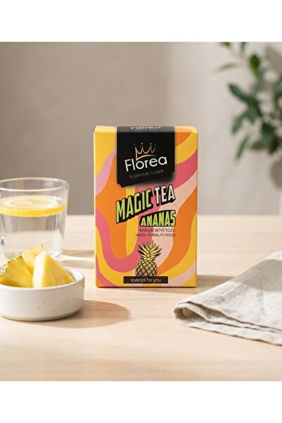 FLOREA Magic Tea Ananas Aromalı Bitkisel Detox Çayı