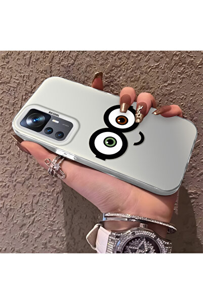 Hontinga Xiaomi Mi 12t Compatible Silicone Edge Hard Back Phone Case Trendy M...