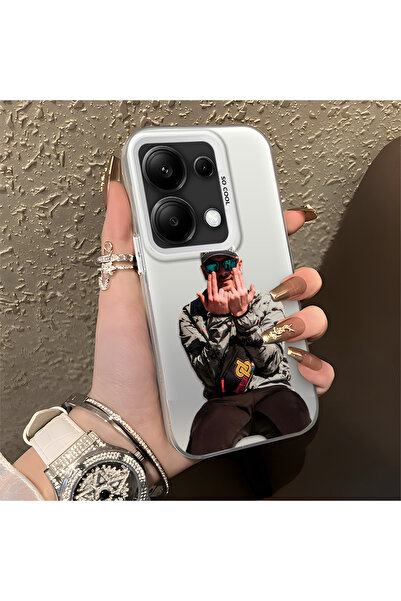 Hontinga جراب Xiaomi Redmi Note 14S متوافق مع نمط Trend للرجال مصنوع من السيل...