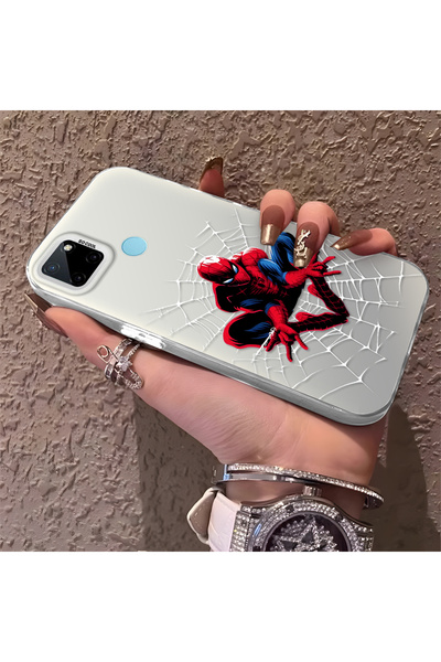 Hontinga حافظة هاتف من السيليكون الصلب متوافقة مع هاتف Realme C21Y/C25Y بنمط ...