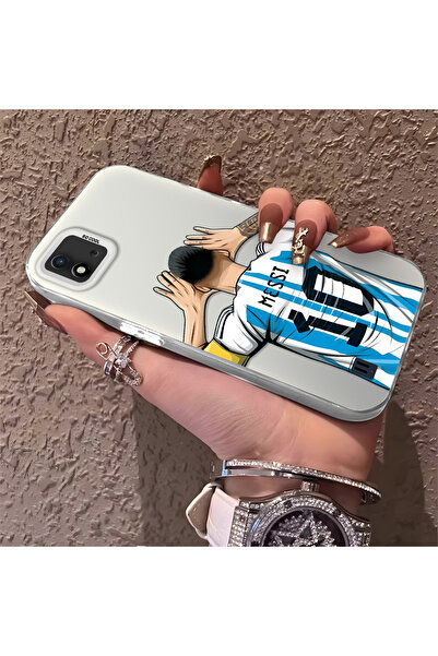 Hontinga حافظة هاتف من السيليكون الصلب متوافقة مع هاتف Realme C11 2021 بنمط ن...