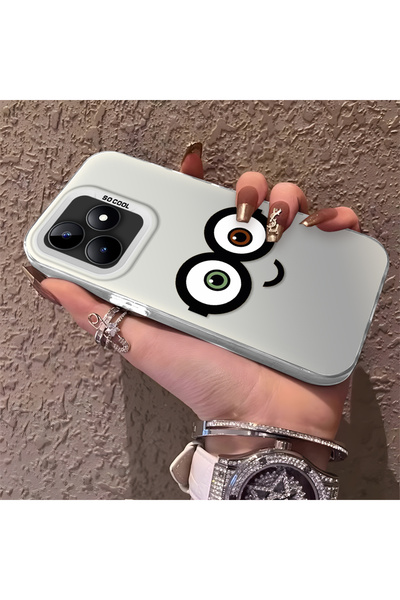 Hontinga حافظة هاتف من السيليكون الصلب متوافقة مع هاتف Realme C53، تصميم عصري...