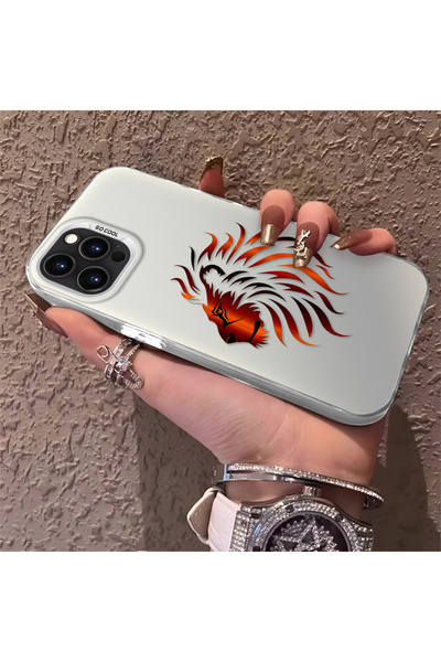 Hontinga iPhone 15 Pro Max Compatible Silicone Edge Hard Back Phone Case Bran...