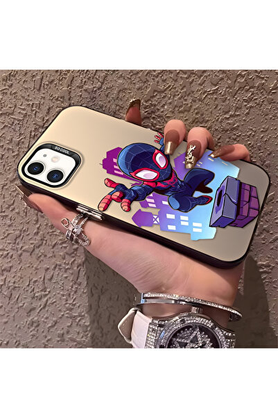 Hontinga iPhone 12 Pro Compatible Silicone Edge Hard Back Phone Case with Spi...