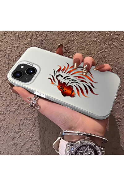 Hontinga iPhone 13 Compatible Silicone Edge Hard Back Phone Case Brand Design