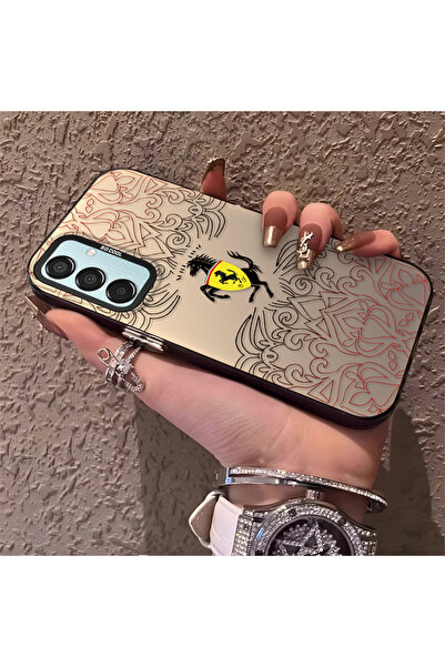 Hontinga حافظة هاتف سامسونج جالاكسي M15 متوافقة مع الحافة السيليكونية الصلبة ...