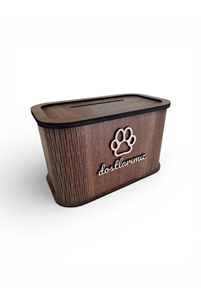 UNT Κουμπαράς τροφίμων για φίλους με πόδια, μοντέρνο σχέδιο κοπής με λέιζερ