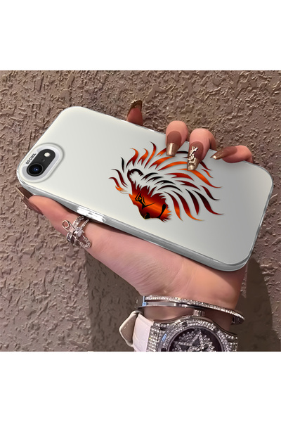 Hontinga iPhone 7/8/Se 2020 2022 Compatible Silicone Edge Hard Back Phone Cas...