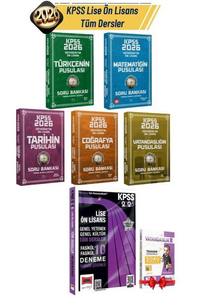 CBA Akademi 2026 CBA KPSS Ortaöğretim Ön Lisans Soru Bankası Seti+Yargı Lise ...