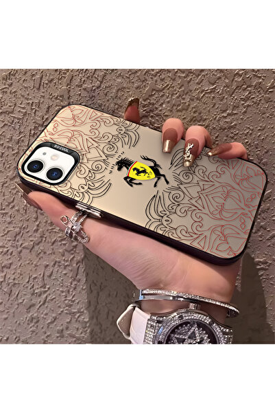 Hontinga iPhone 11 Compatible Silicone Edge Hard Back Phone Case Brand Design