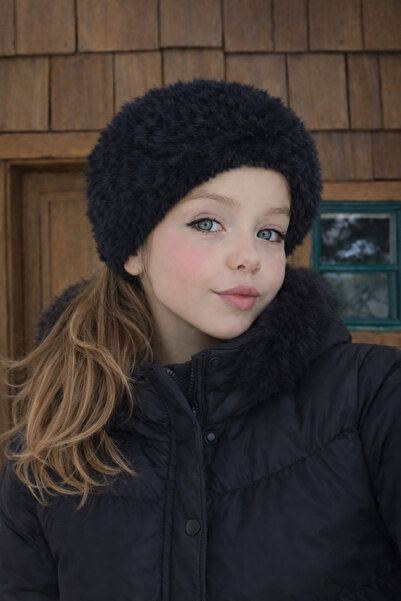 laviyonsa Girl's Fur Bandana 50-54 cm