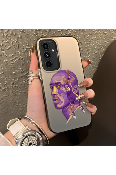 Hontinga حافظة سامسونج جالاكسي A54 المتوافقة مع كوبي براينت، ذات حافة من السي...