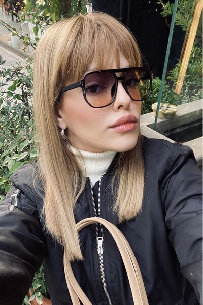 COOLANDBETTER Jase Rectangular Gradient Sunglasses Unisex /