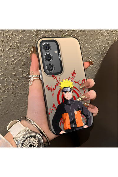 Hontinga حافظة سامسونج جالاكسي S24 المتوافقة مع نمط ناروتو من السيليكون ذات ا...