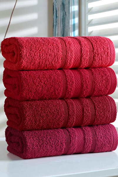 DNZGÜLCAN Set de prosoape Lera 4 piese 70x140 - Set de prosoape pentru baie |...