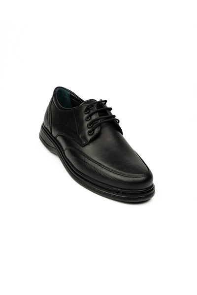 BABALİ Mym 1017 Black Leather Casual Men's Shoes