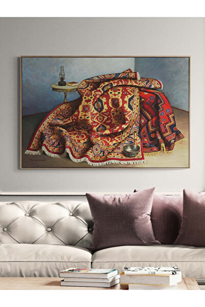 Simurg Sanatevi Kilimin Hatırası Yağlı Boya Tablosu