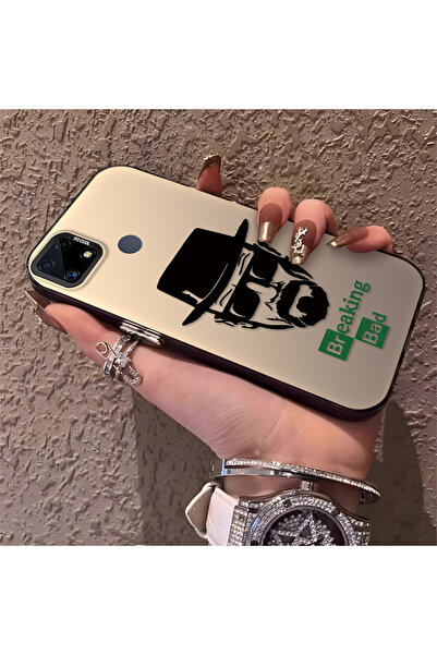 Hontinga حافظة هاتف من السيليكون الصلب متوافقة مع هاتف Realme C15، تصميم عصري...