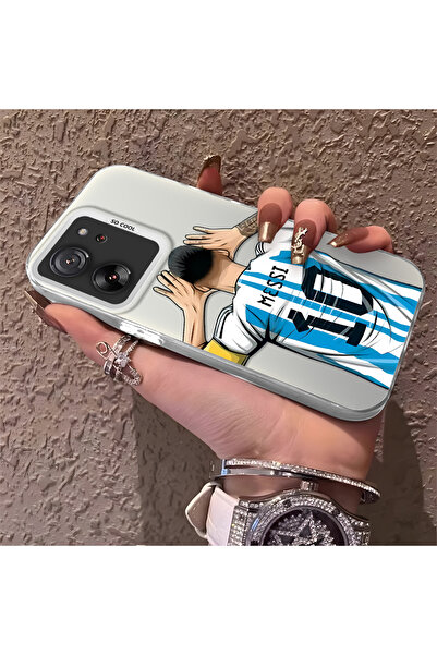 Hontinga Xiaomi Mi 13T/Mi 13t Pro Compatible Silicone Edge Hard Back Phone Ca...