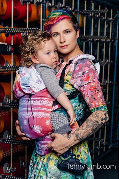 LennyLamb Marsupiu Baby Rainbow Dantelă Marsupiu A doua generație Lenny Lamb