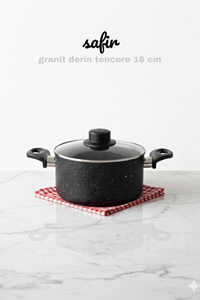 MEŞELER Sapphire Granite Deep Pot