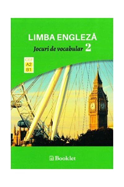 Booklet English language. Vocabulary games 2 A2-B1