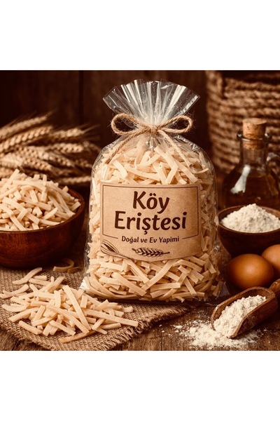 köylümce Erişte, ev yapımı, el yapımı erişte, köy usulü erişte (1kg.)
