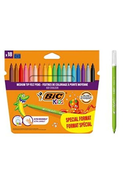 Bic Washable Marker Set – 18 Colors (14+4 Bonus)