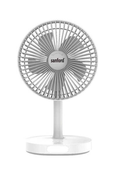 Sanford Rechargeable Multi-Functional Mini Table Fan with USB Charging, 4600m...