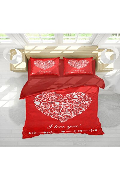 Home Heart Double Bed Linen Set