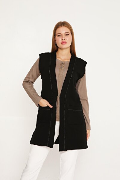 Lanze Steel Knitted Water Stone Anti-Pilling Mother Vest 2005