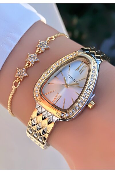 Homies Women's Wristwatch with Invoice, 3 Atm Water Resistance, with Bracelet...