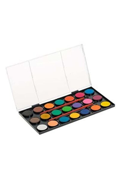 Little President Watercolors with Wooden Brushes – Set of 21 Pieces