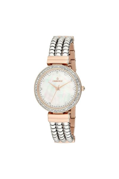 Essence D1002.520 Women's Wristwatch |   34mm Steel Case, Rhinestone Bezel, P...