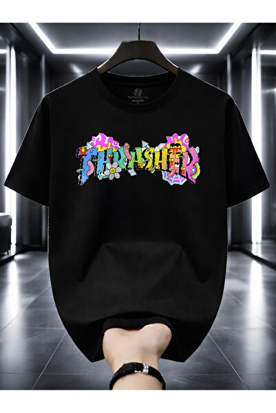 PARUNIV Unisex men's Relaxed Fit fit t-shirt with Printed