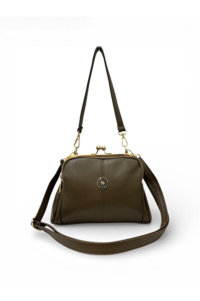 Sanmorris Women's Scholarship 4-Compartment Adjustable Crossbody Strap Soft F...