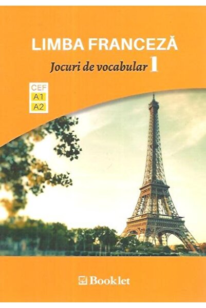 Booklet French language - Vocabulary games 1 A1-A2