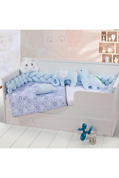 Mini Baby طقم غطاء لحاف مونتيسوري مضفر للأطفال/الرضع