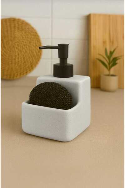 Home Countertop Kitchen Bathroom Liquid Soap Dispenser Set 400 ml - Kitchen S...