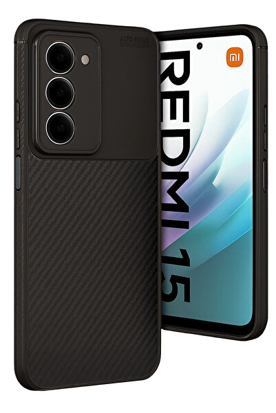 NewFace غطاء كربوني من DRNDS لهاتف شاومي ريدمي 15 4G مع تركيز تلقائي (154351)...