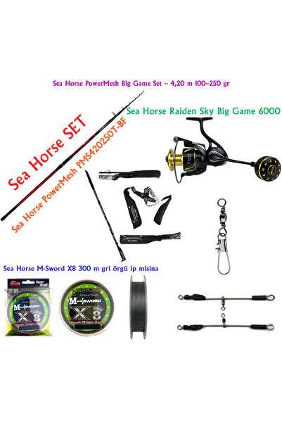 SEA HORSE PowerMesh Big Game Set – 4,20 m 100–250 gr
