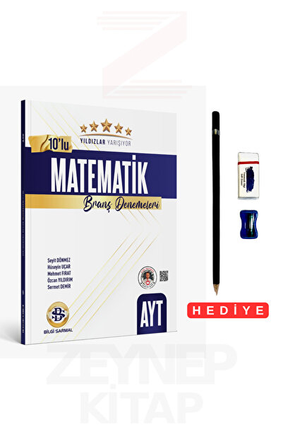 Bilgi Sarmal Yayınları AYT Matematik 10'lu Branş Denemeleri Yıldızlar Yarışıy...