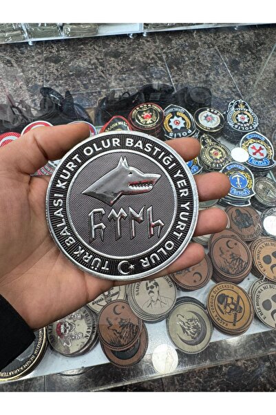 Ö ÖZMERT ASKERİ MALZEME Türk Balası Kurt olur Patch Arma Cırtlı